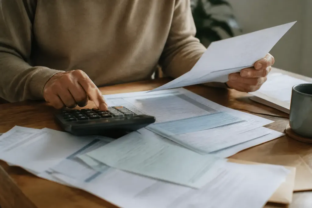 Formulaire fiscal avec pourcentages d'abattement professionnels visibles